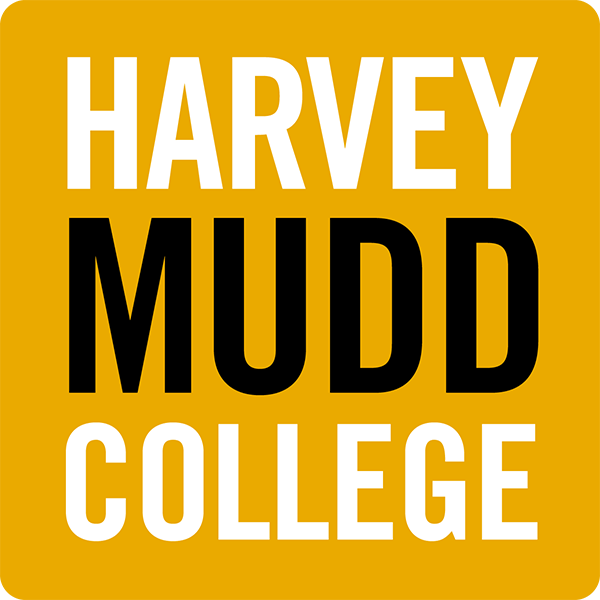 Harvey Mudd College logo in gold and white
